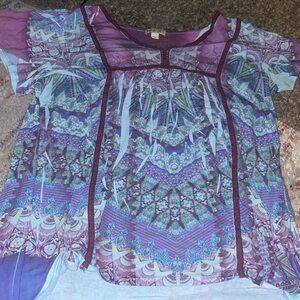 Oneworld womens shirt, lure and let life.